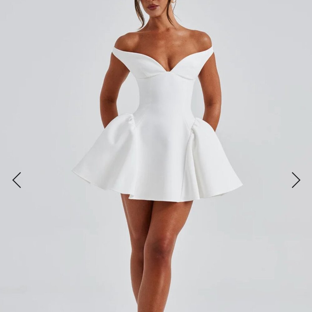 Babyboo Marla Mini Dress - Ivory